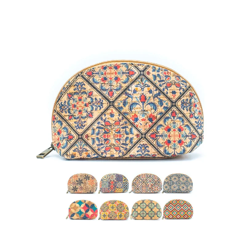 Elliptical Printed Cork Ladies' Coin Purse（10units）BAGD-120