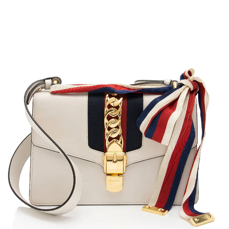 Gucci Calfskin Sylvie Small Shoulder Bag