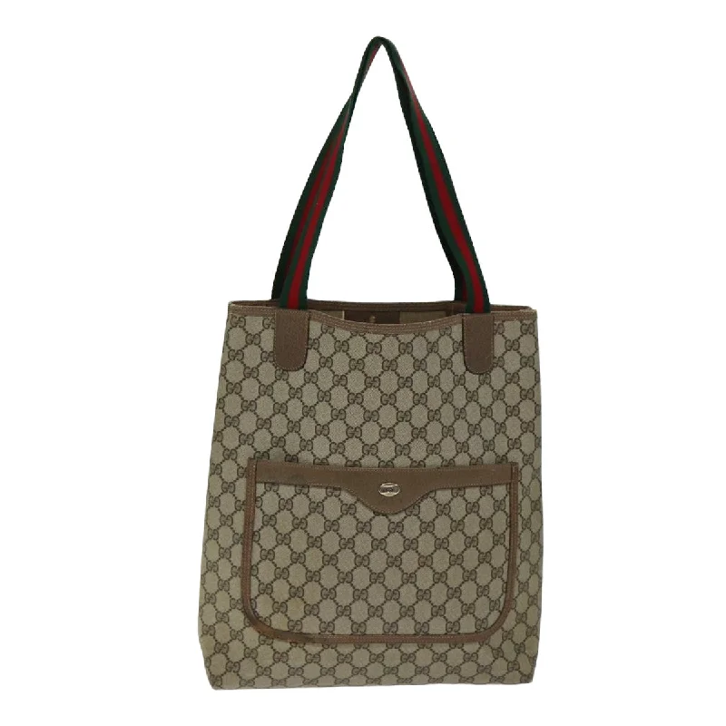 Gucci Sherry  Canvas Tote Bag (Pre-Owned)