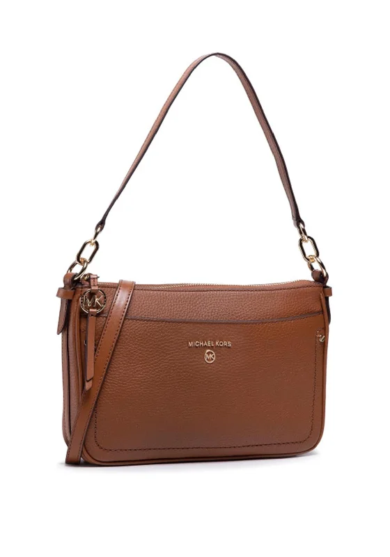 MICHAEL Michael Kors Jet Set Pochette Crossbody Bag, Brown