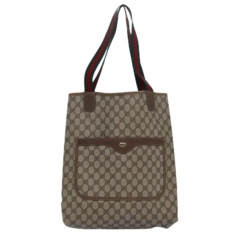 Gucci Sherry  Canvas Tote Bag (Pre-Owned)