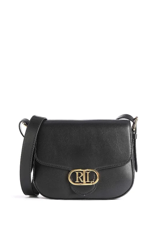 Ralph Lauren Addie Medium Saddle Bag, Black