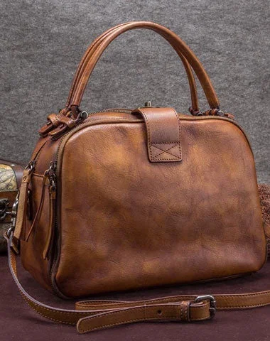 Genuine Leather Handbag Vintage Bag Shoulder Bag Crossbody Bag Purse For Women