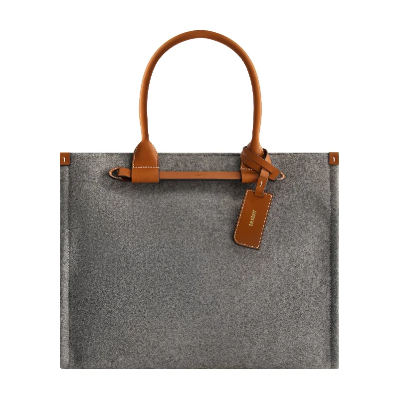 Jason Wu Structured Grey Felt Tote