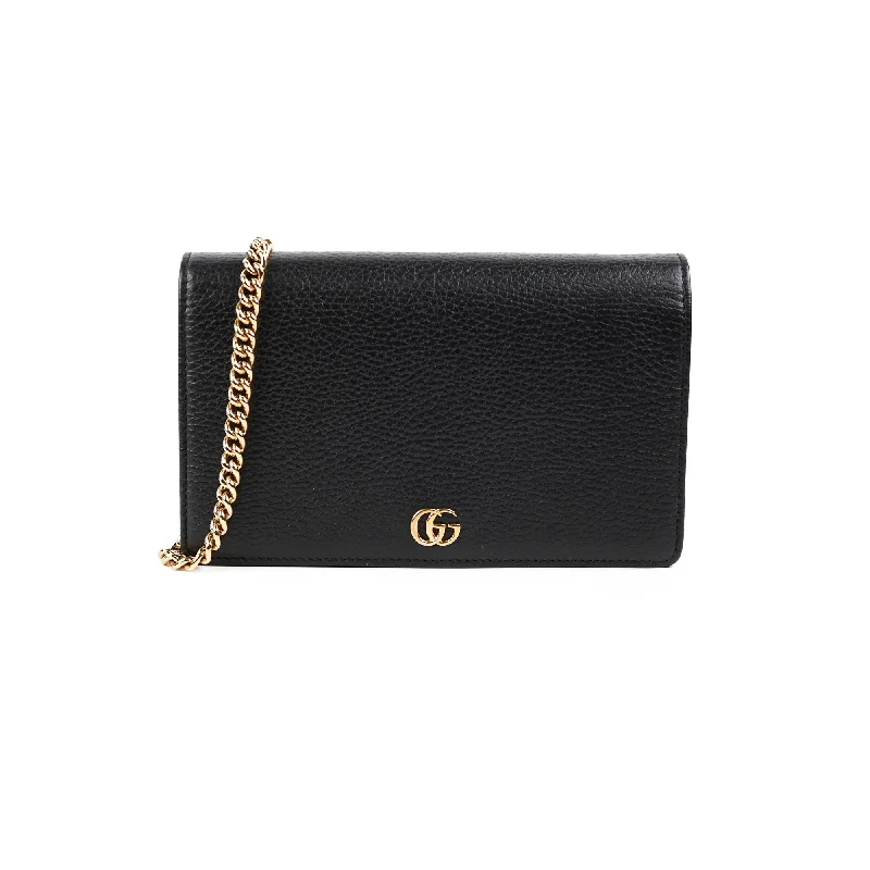 Gucci Black Wallet On Chain WOC