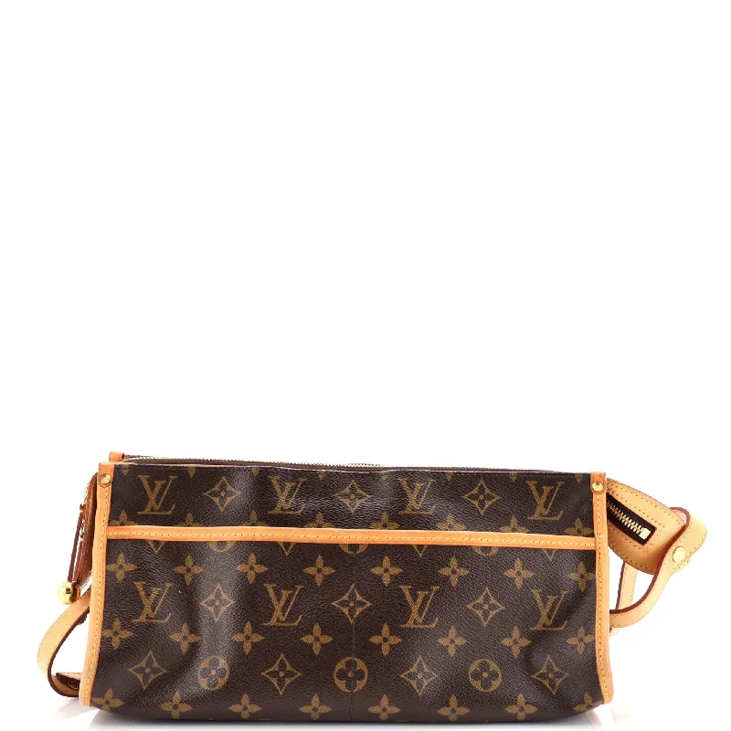 Popincourt Shoulder Bag Monogram Canvas Long