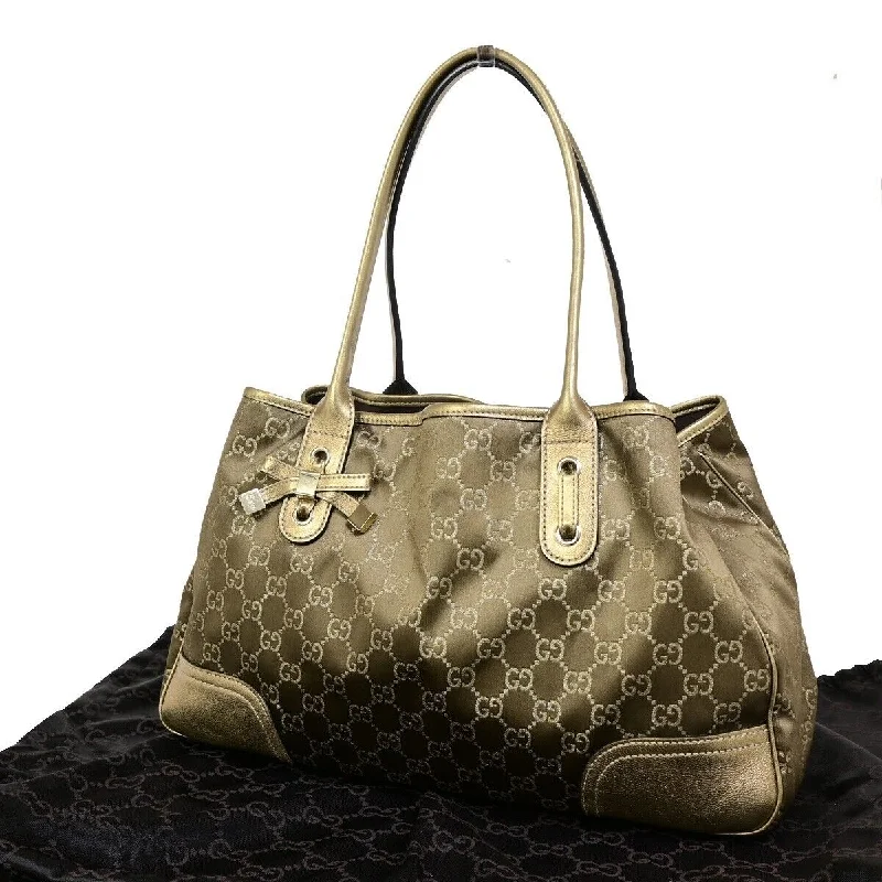 Gucci Princy  Canvas Tote Bag (Pre-Owned)