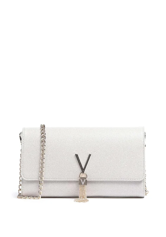 Valentino Handbags Divina Clutch Bag, Light Grey