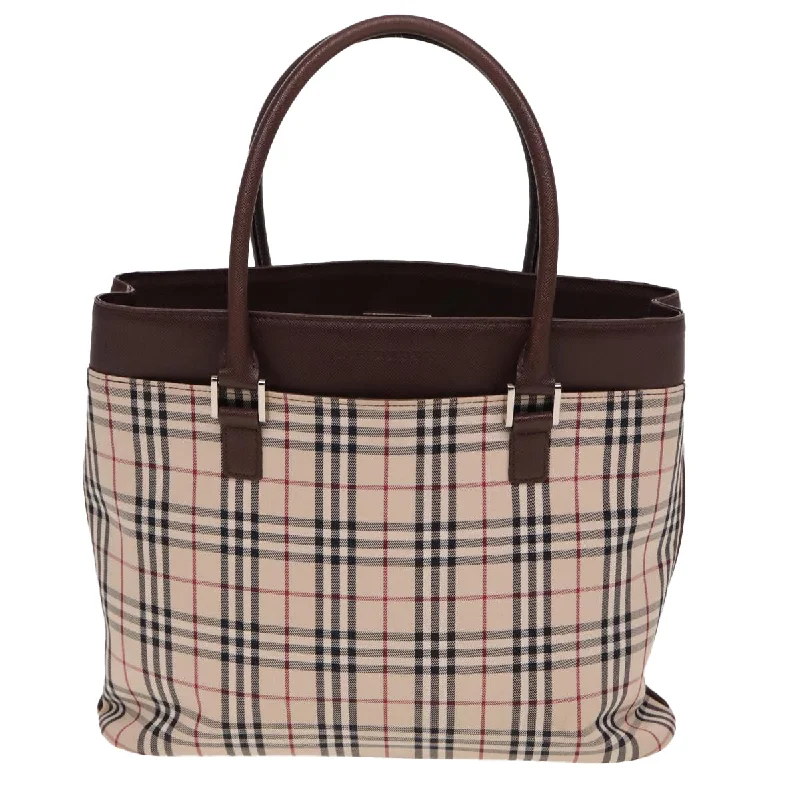 Burberry Nova Check  Canvas Tote Bag (Pre-Owned)