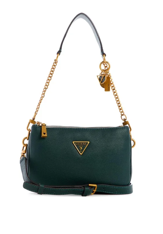 Guess Destiny Dual Pouch Crossbody, Forest Green