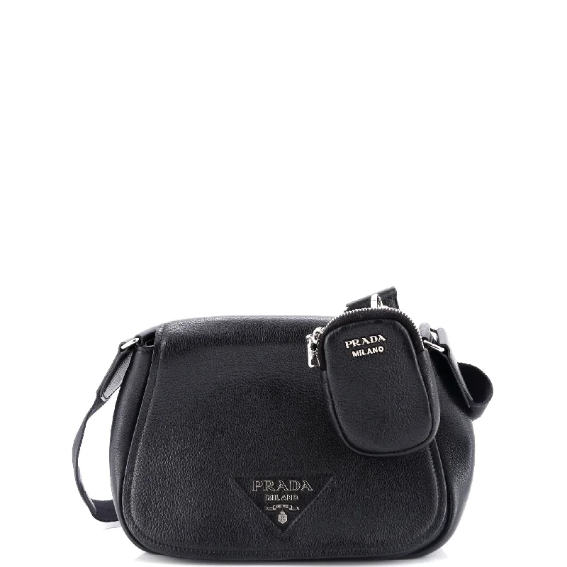 Re-Edition Flap Shoulder Bag Vitello Daino Small