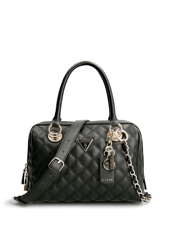 Guess Cessily Quilted Handbag, Black