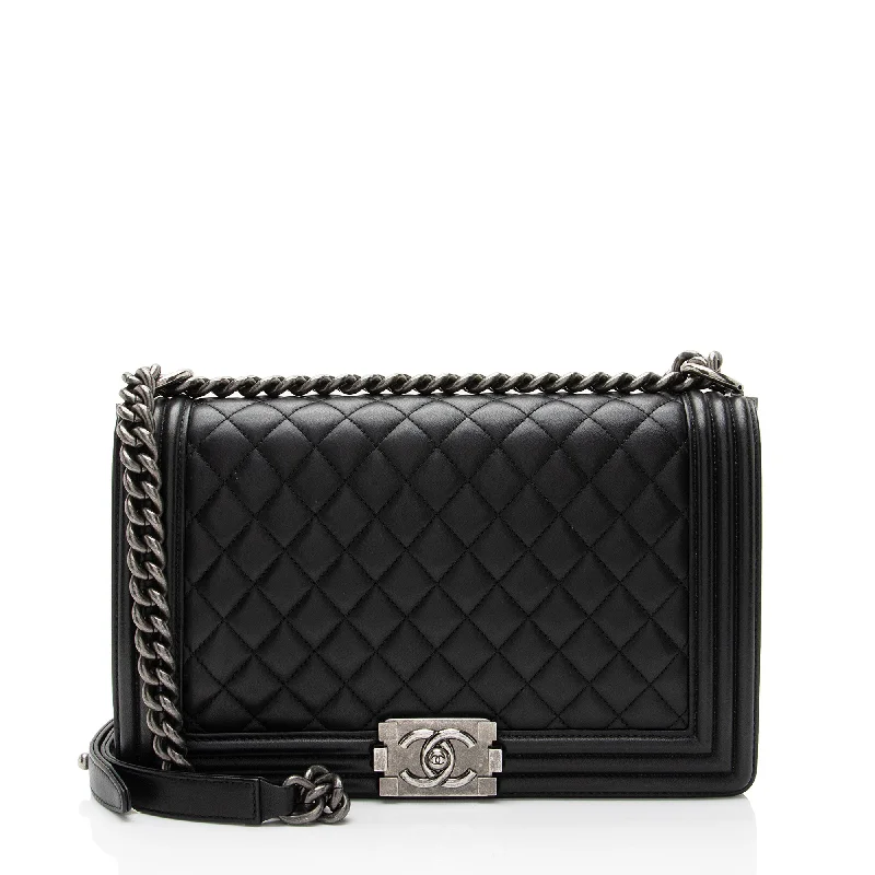 Chanel Lambskin New Medium Boy Bag