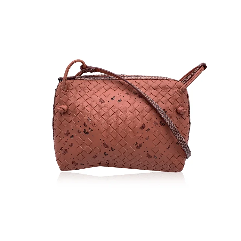 Bottega Veneta Leather Crossbody Bag Butterfly