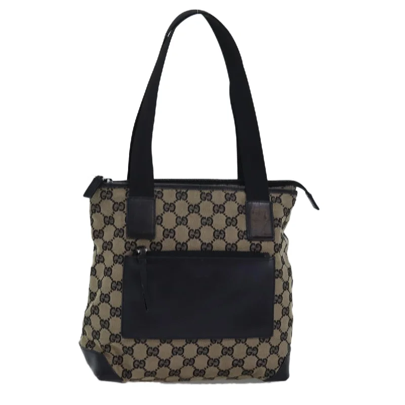 Gucci Gg Canvas  Canvas Tote Bag (Pre-Owned)