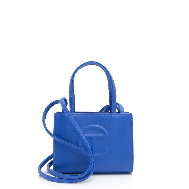 Telfar Faux Leather Small Shopping Tote