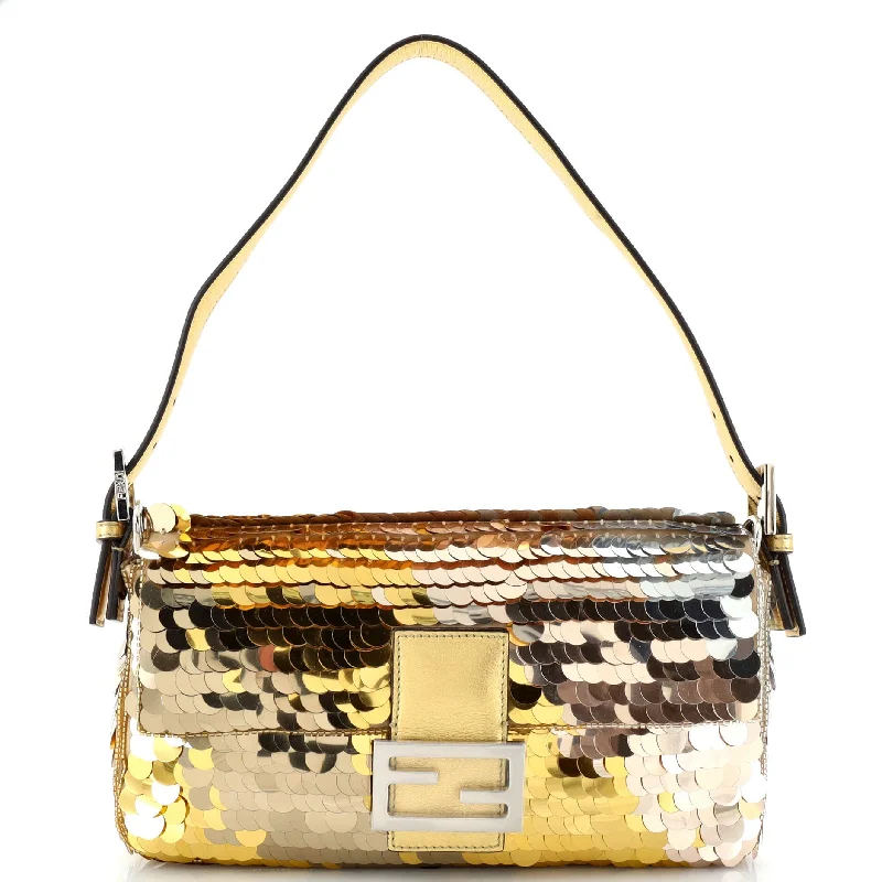 Baguette 1997 Bag Sequin Embellished Satin Medium