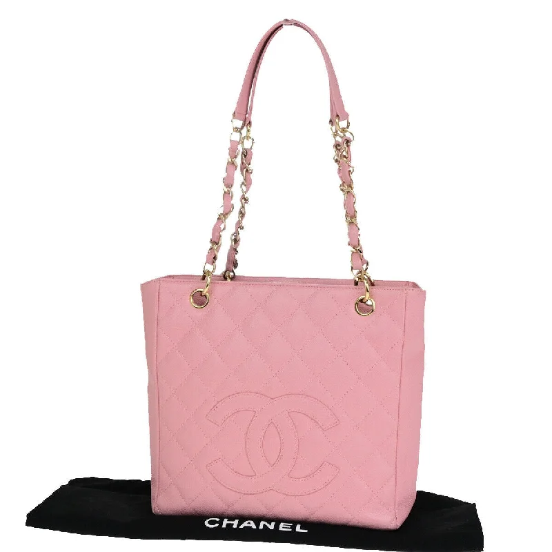 Chanel Pst (Petite Shopping Tote)  Leather Tote Bag (Pre-Owned)