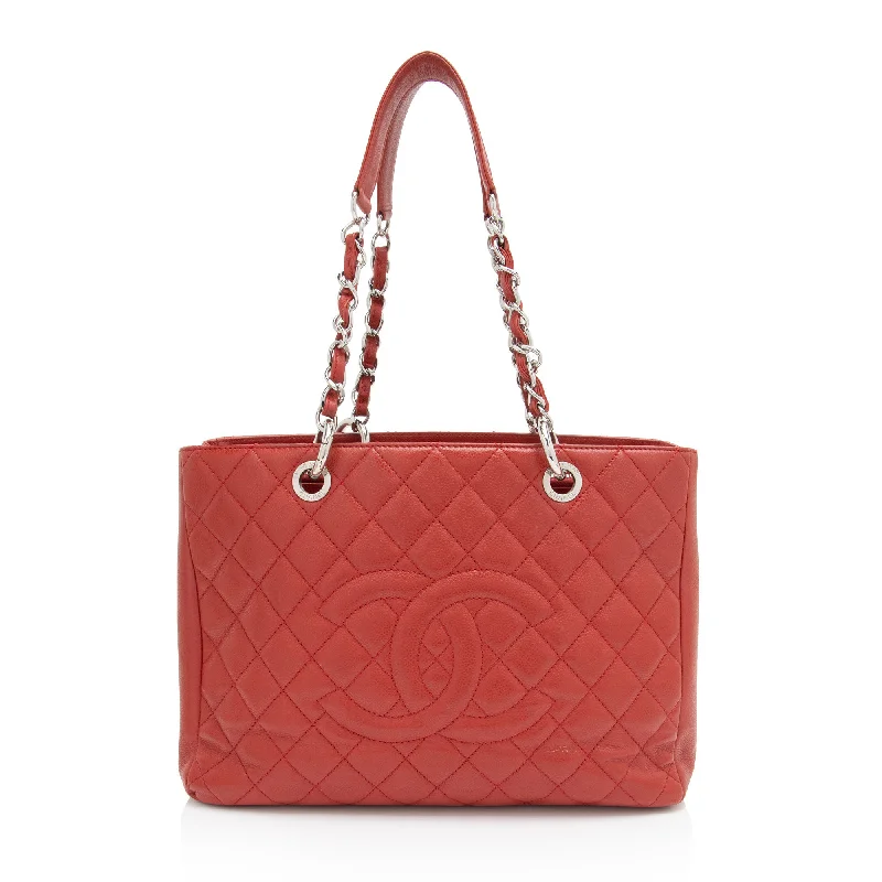 Chanel Caviar Leather Grand Shopping Tote