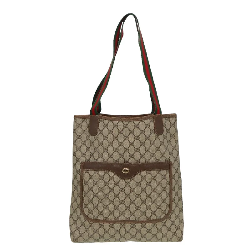 Gucci Gg Canvas  Canvas Tote Bag (Pre-Owned)