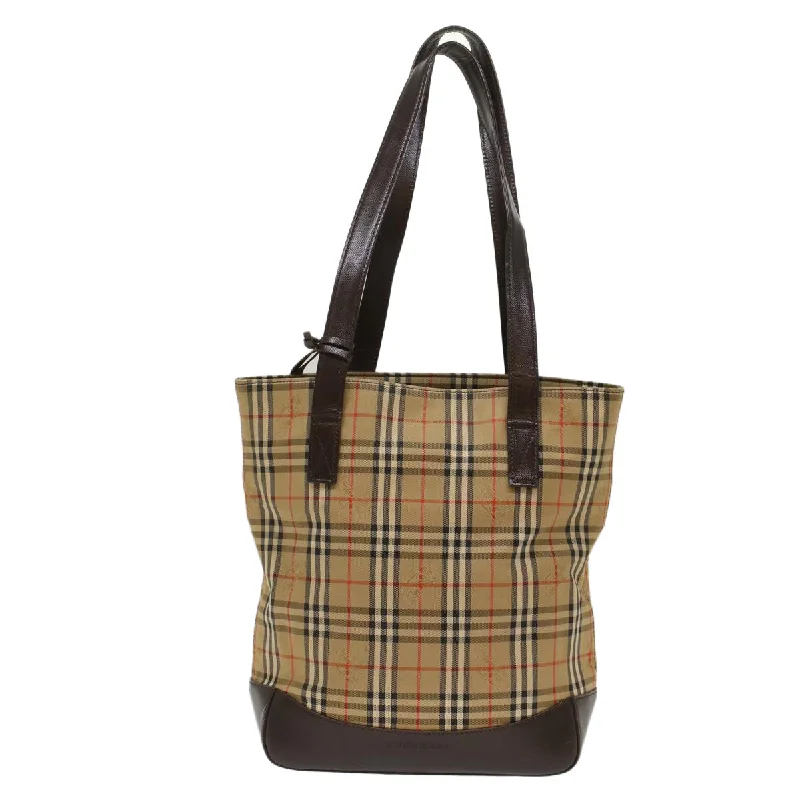 Burberry Nova Check  Synthetic Tote Bag (Pre-Owned)