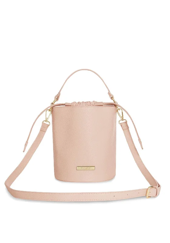 Katie Loxton Amara Crossbody Bucket Bag, Pink