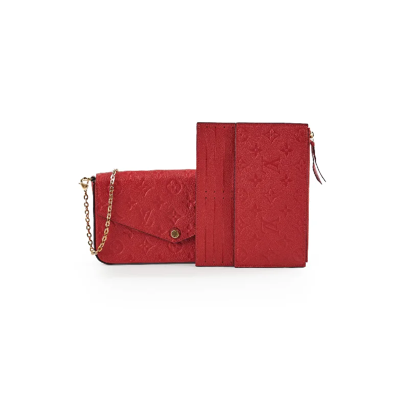 Louis Vuitton Felicie Pochette Scarlet