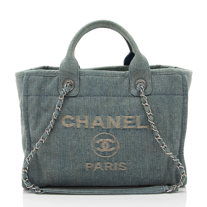 Chanel Denim Deauville Small Tote