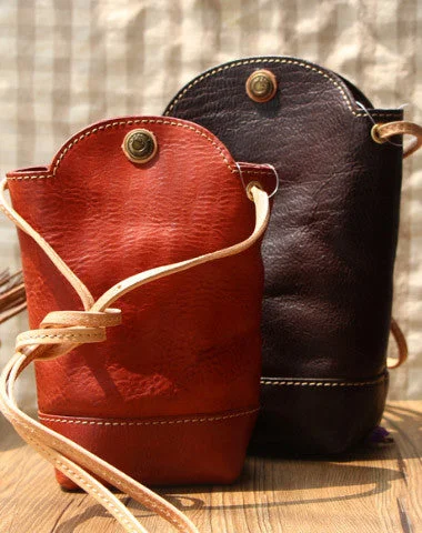 Handmade Leather bag for women leather phone bag shoulder bag crossbody bag