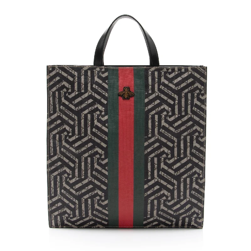 Gucci GG Supreme Caleido Web Soft Tote