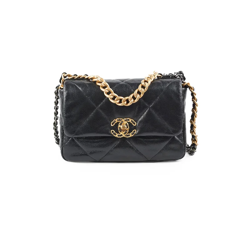 Chanel 19 Small Black Crossbody - Series 19