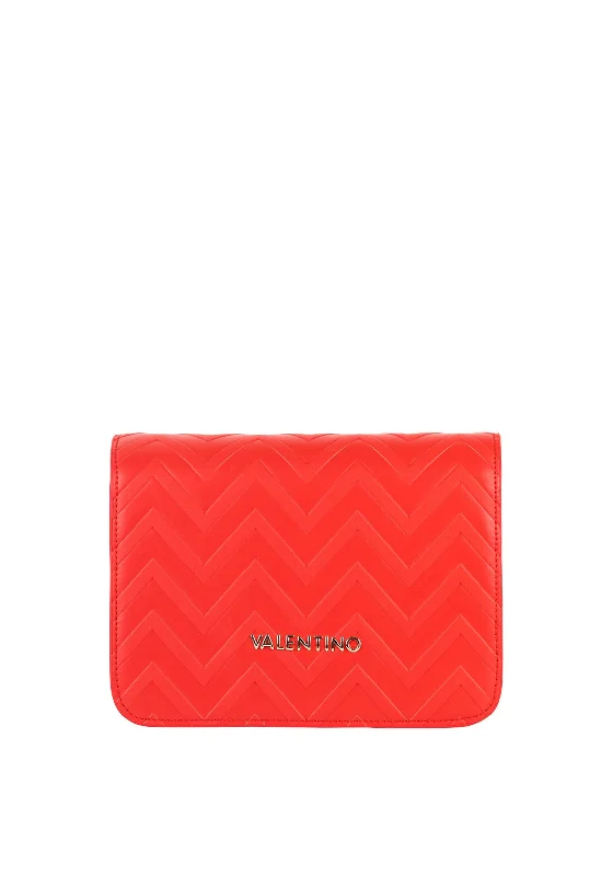 Valentino By Mario Fauno Embossed Crossbody Bag, Red