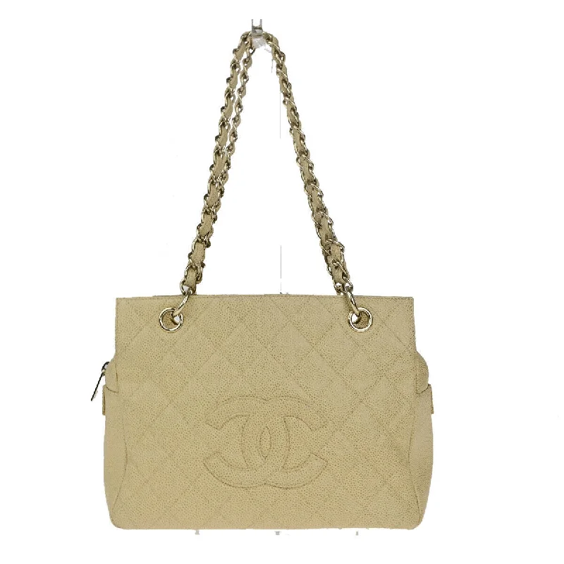 Chanel Coco Mark  Leather Tote Bag (Pre-Owned)