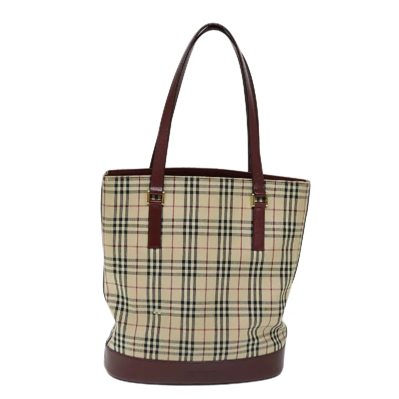 Burberry Nova Check  Canvas Tote Bag (Pre-Owned)