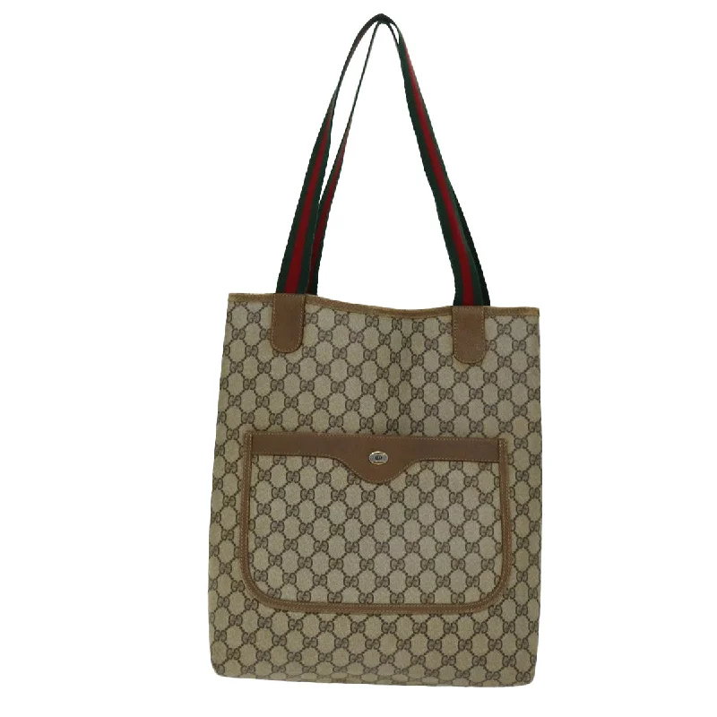 Gucci Gg Supreme  Canvas Tote Bag (Pre-Owned)