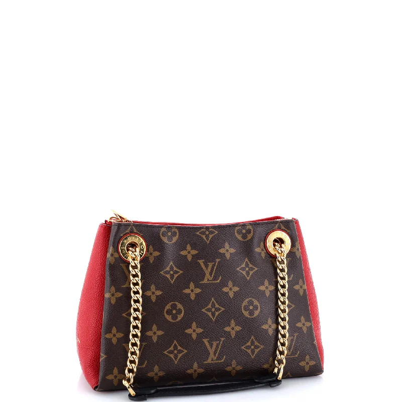 Surene Handbag Monogram Canvas with Leather BB