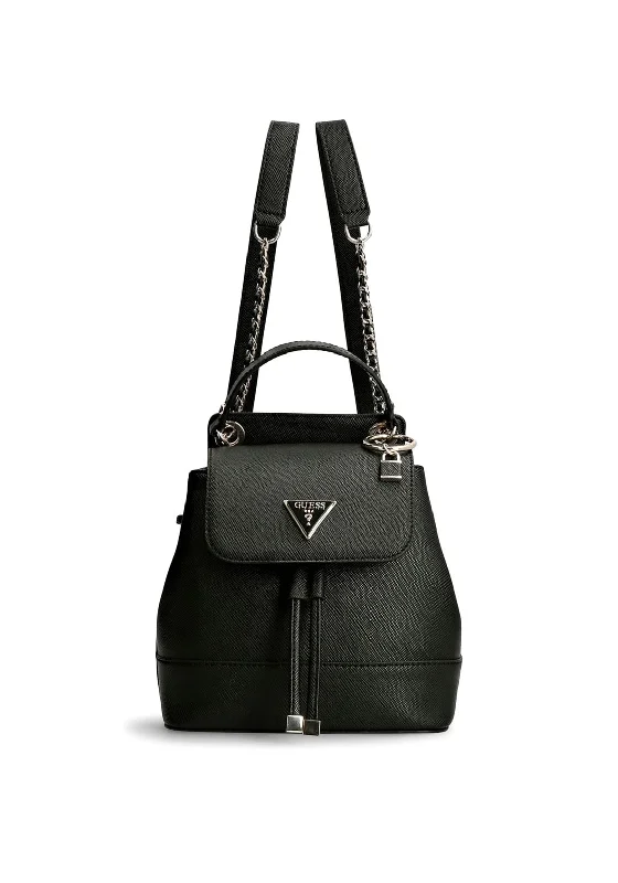 Guess Cordelia Saffiano Backpack, Black