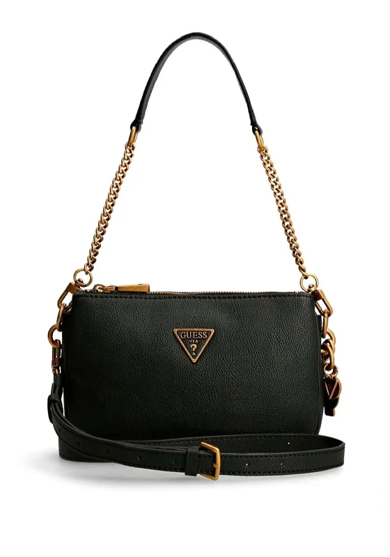 Guess Destiny Dual Pouch Crossbody, Black