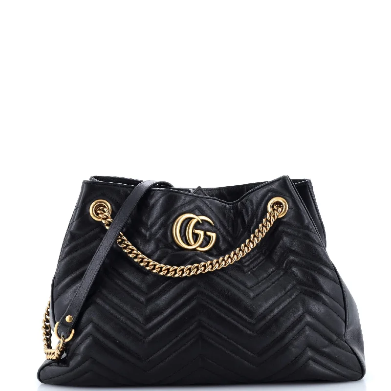 GG Marmont Chain Shoulder Bag Matelasse Leather