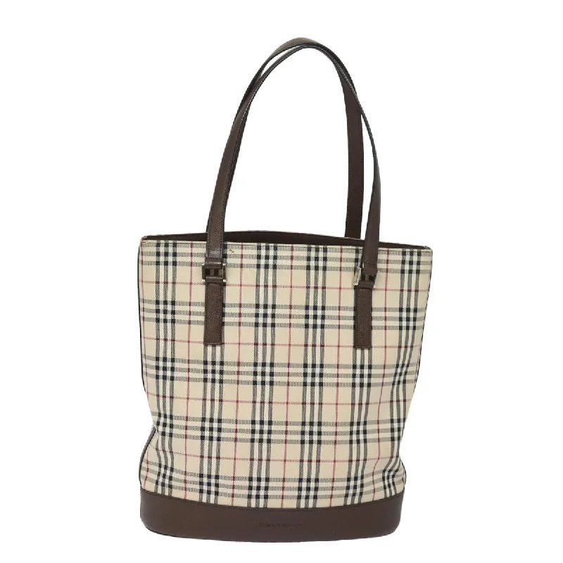 Burberry Nova Check  Canvas Tote Bag (Pre-Owned)