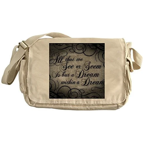 Cafepress - Dream-Within-A Dream_13-5X18 - Unique Messenger Bag, Canvas Courier Bag