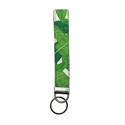 C.R. Gibson Canvas Key Ring Strap, Tropical Tango