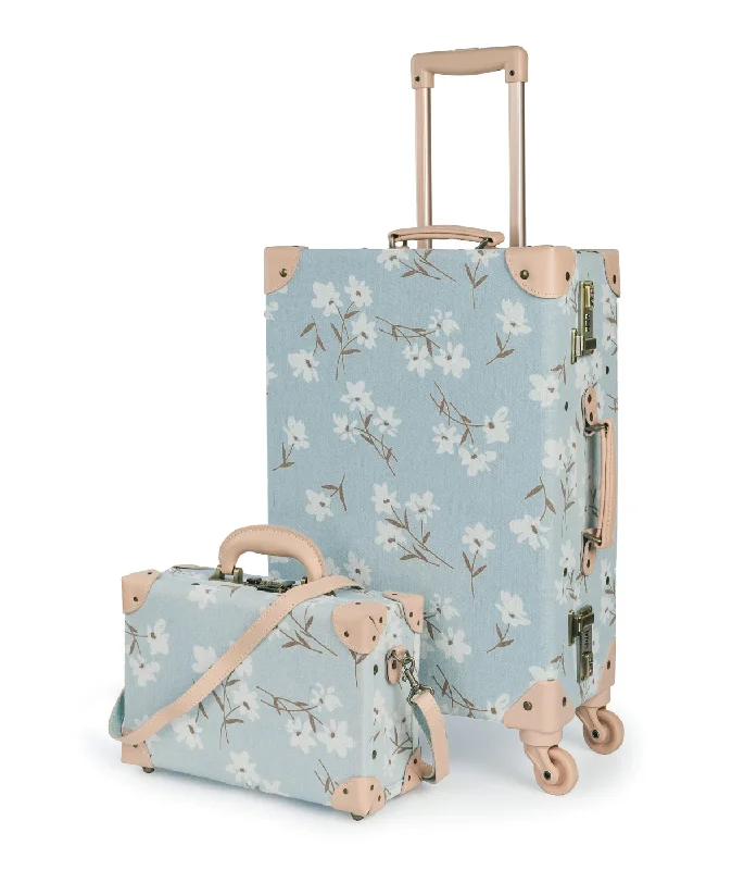 SarahFace Carry-on Set - Blue Floral