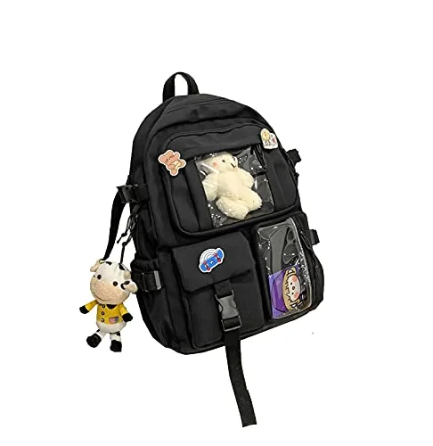 Micjcit College Student Backpack Waterproof And Wear-Resistant Leisure Business Sports Backpack Computer Bag Free Doll