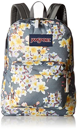 Jansport Unisex Superbreak Diamond Plumeria Backpack