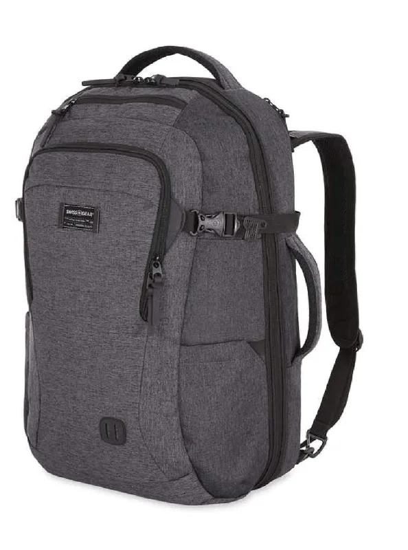 SWISSGEAR 6067 Getaway 2.0 Big Expandable Men's and Women's Ultra Spacious Laptop Backpack - Heather