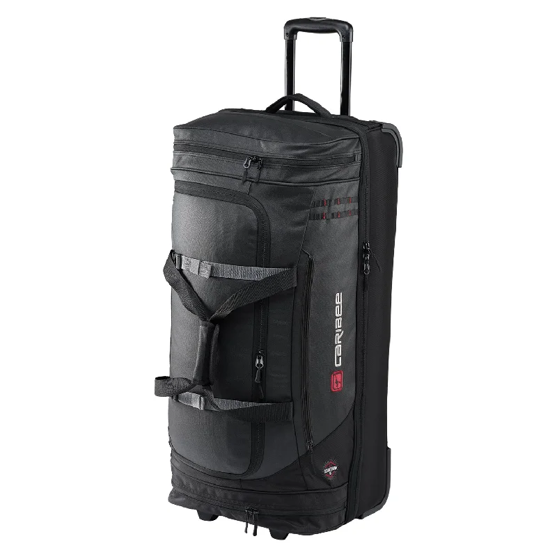 Caribee - 5733 75Lt V2 Scarecrow Duffle on wheels- Black