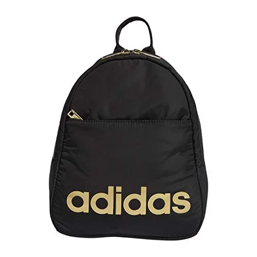 adidas Core Mini Backpack, Black/Gold Metallic, One Size