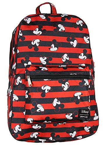 Disney Mickey Mouse Backpack Stripes Print