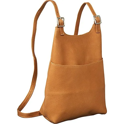 Le Donne Leather Women'S Sling Backpack Purse - Tan